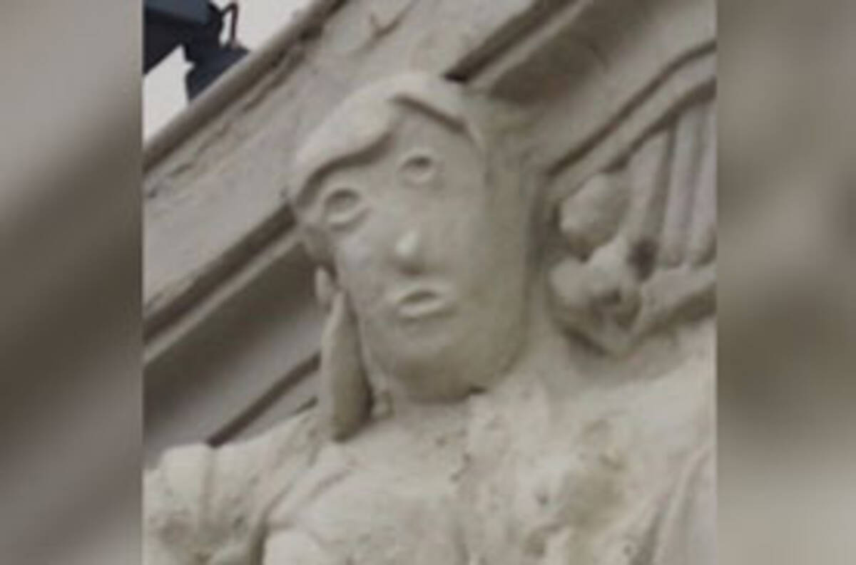 またスペイン 歴史的建造物の彫刻が素人修復で大失敗 お間抜けな顔に 年11月14日 エキサイトニュース
