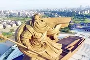 【驚異の57メートル】中国に建てられた関羽像がデカすぎるせいで違法建築扱いになり移転へ！！