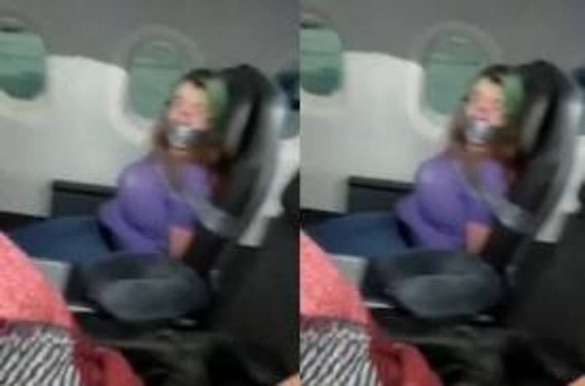 機内で暴れドアを開けようとした乗客がガムテープでグルグル巻きにされる 21年7月19日 エキサイトニュース