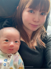 中川翔子にそっくり、次男とのツーショット公開「鼻と口元がママにそっくり」