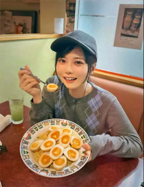 卵が好きすぎる東雲うみの味玉チャーハンが話題「もはやどちらがトッピングなのか分からない」
