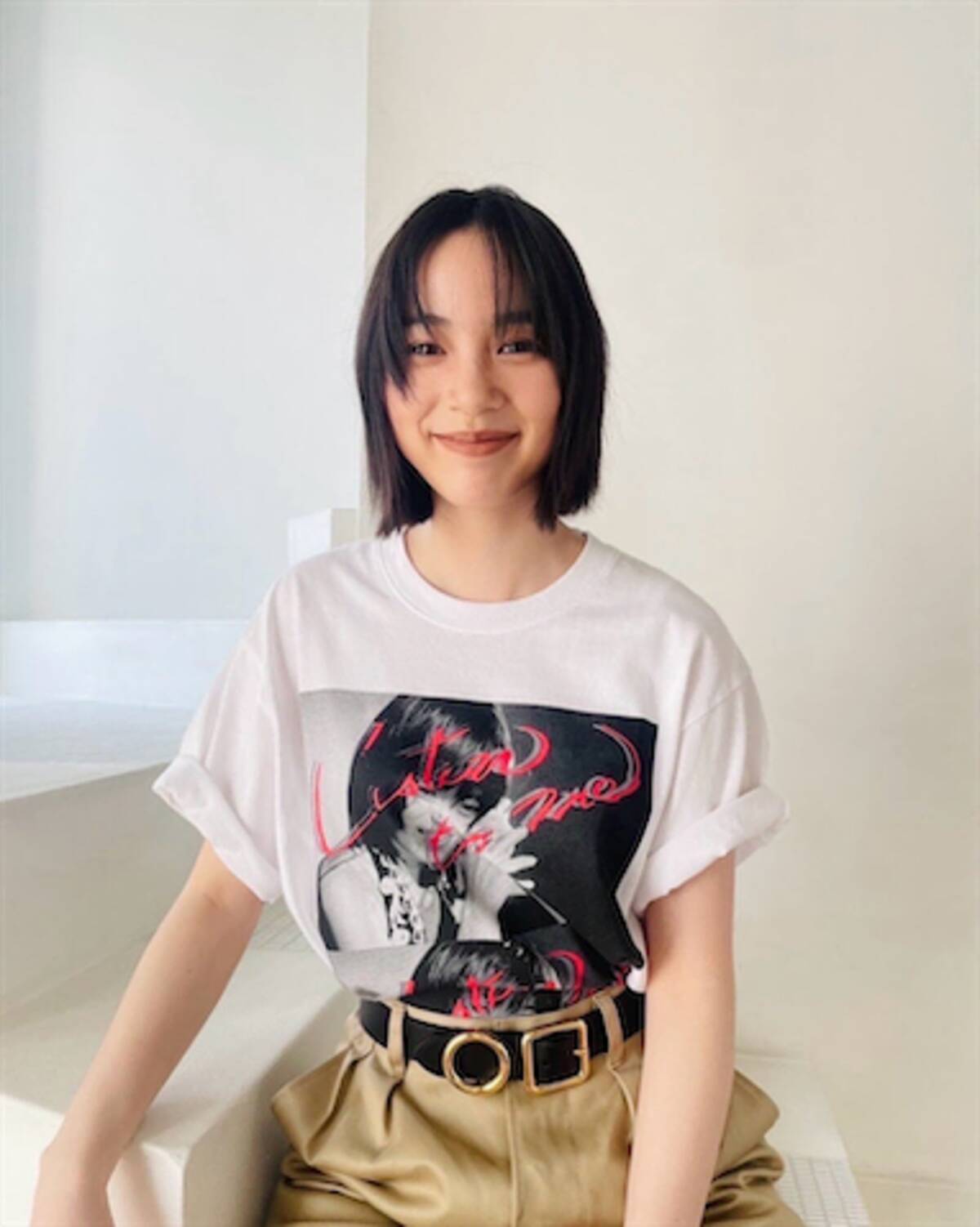 のん、中森明菜Tシャツを着こなし中森との運命的な”縁”を告白「かに座 