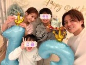 杉浦太陽、13歳になった次男の誕生日をお祝い「春からは中学2年生いっぱい楽しんでね」