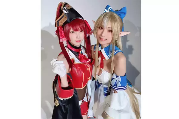 つんこ、えなこらPPEメンバーとのホロライブコスプレ2ショ公開「可愛いが渋滞している」