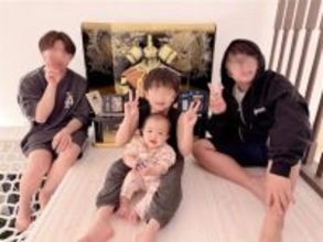 辻希美、次女・夢空ちゃん初の「子どもの日」に家族ショット公開「我が家のmen'sと夢」