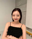 「本田真凜、艶肌あらわな黒キャミソール姿のショットに絶賛の声「ビジュが爆発しとる！」」の画像1