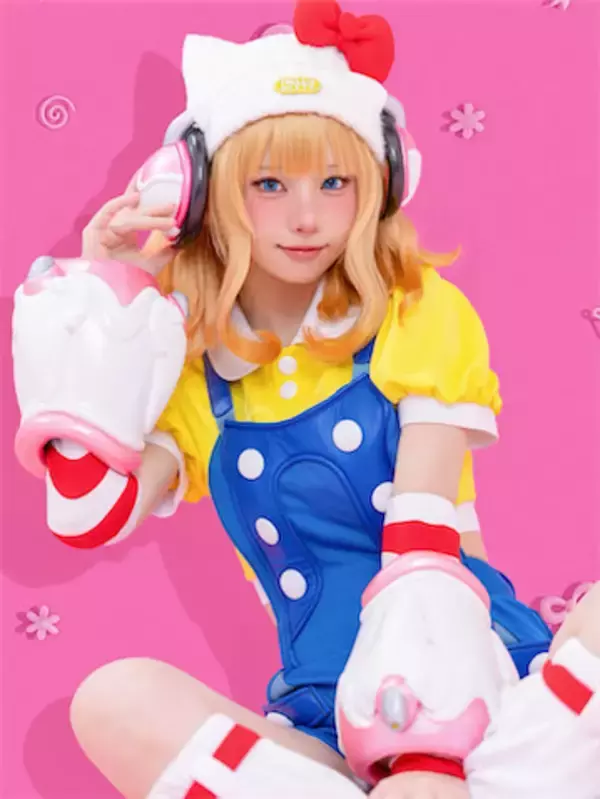 えなこ、ハローキティ×『オーバーウォッチ』ジュノのコスプレSHOTに「可愛い」の嵐