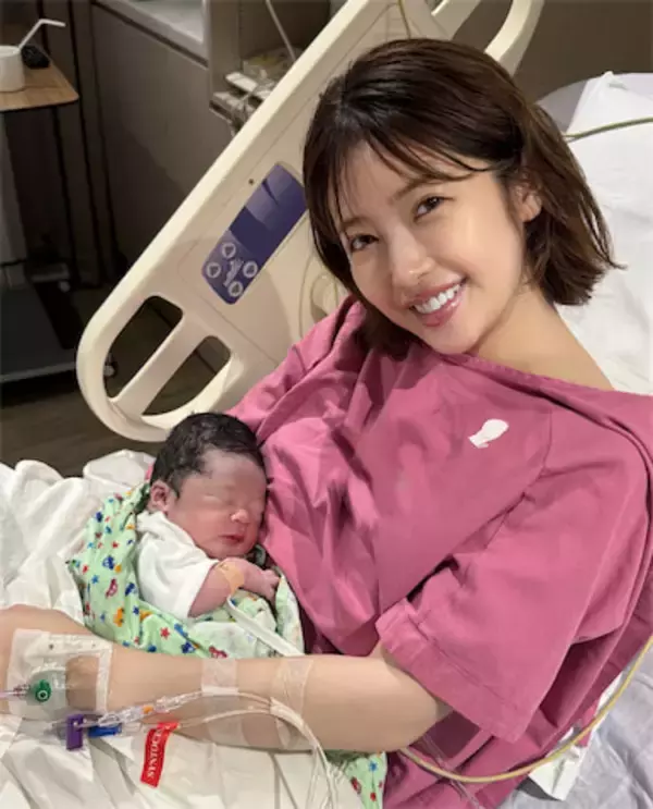 "くみっきー"舟山久美子、シンガポールで第3子男児出産「無事に産まれてきてくれてありがとう」