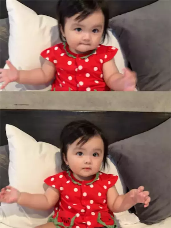 川崎希、次女・グーちゃんの“生後9ヶ月健診”を報告「3人の中で1番大きめかな」