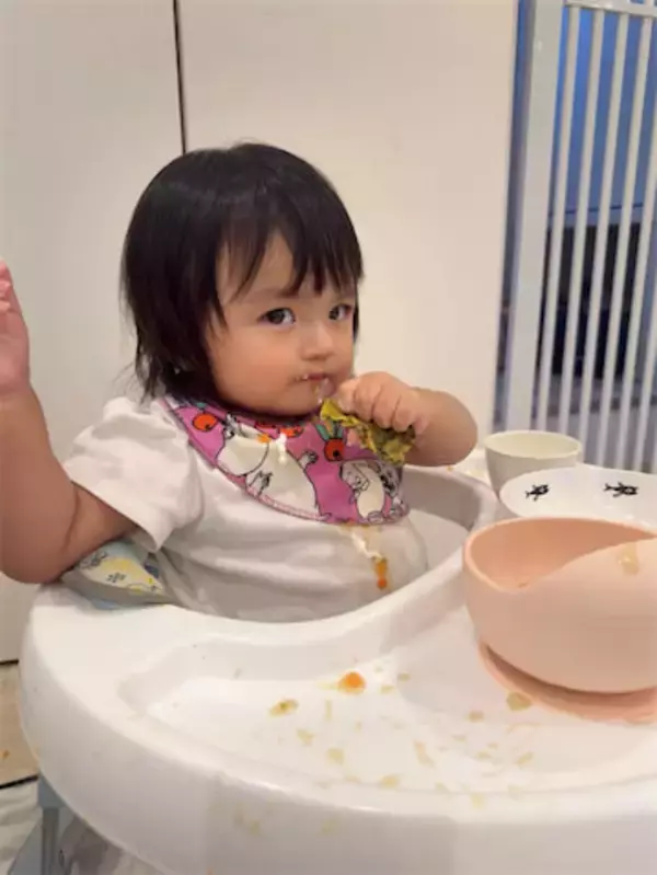 川崎希、次女・グーちゃんの離乳食で試行錯誤「やっと食べてくれた」と喜び