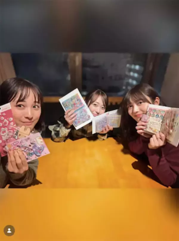 大友花恋、福原遥＆水谷果穂との“親友3ショット”が話題「仲良し3人組最高!!」