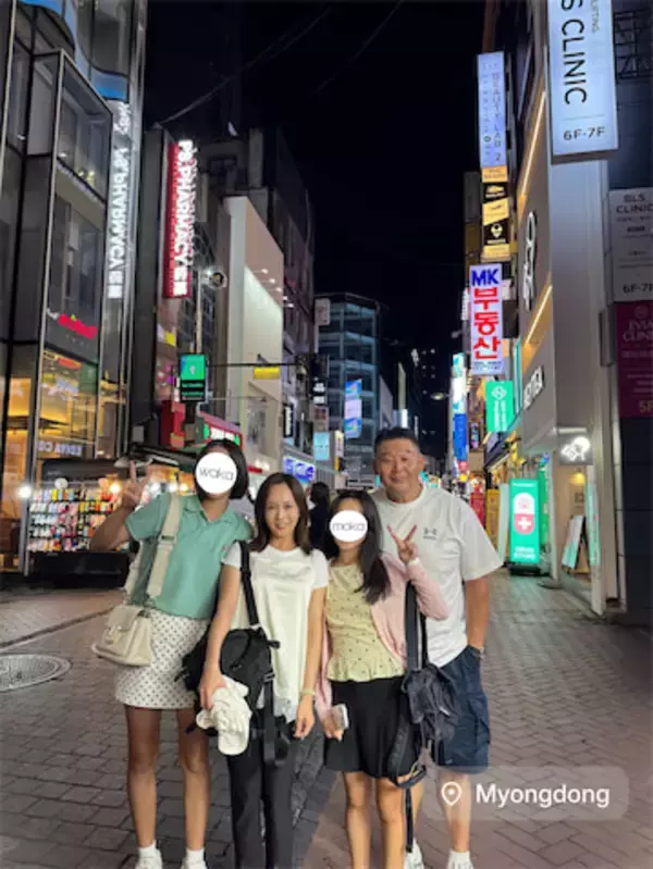 元横綱・花田虎上の妻、家族4人の"韓国旅行"を報告「娘さん大きくなりましたね」
