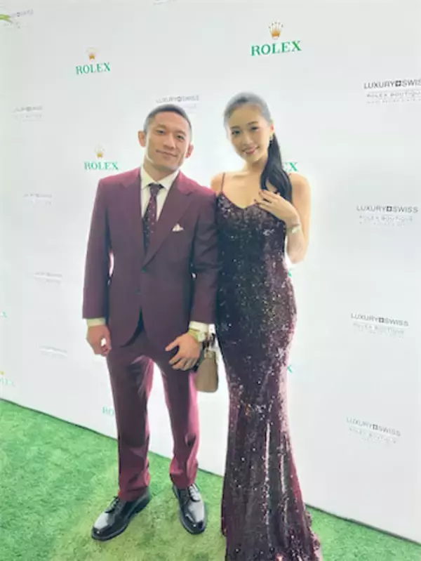 格闘家・堀口恭司の妻、夫婦で“ドレスアップ”した寄り添いショット公開「お似合いの素敵な夫婦」