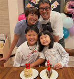 「元プロテニス 杉山愛、11歳息子&5歳娘の誕生日をお祝い「時間がもの凄いスピードで過ぎて行く〜」」の画像1