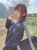 「えなこ、青春感あふれる可憐な制服姿が話題「一緒に登下校したい人生だった」」の画像1