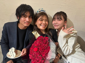 あいのり･桃＆はんにゃ川島の元妻、クロ40歳誕生会での"公開プロポーズ"に感動「幸せ者すぎる」