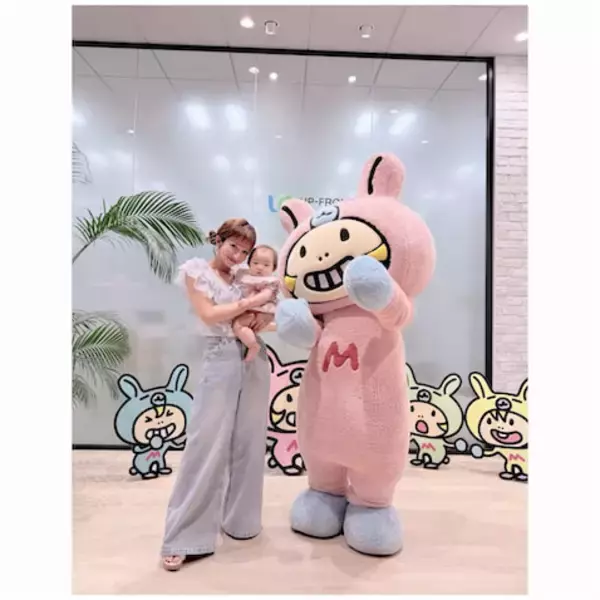 辻希美、第5子・夢空ちゃんと‟ミニモちゃん”の初対面に歓喜「初対面しましたー」