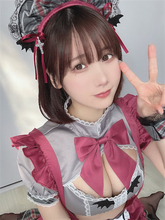 けんけん、ふわもち谷間あらわのメイド服姿が「疲れが吹っ飛ぶ可愛さ」