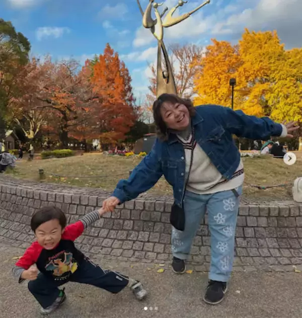 やしろ優、息子と『じゃあ、あんたが作ってみろよ』“ロケ地巡り”を満喫