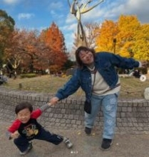 やしろ優、息子と『じゃあ、あんたが作ってみろよ』“ロケ地巡り”を満喫