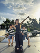 元人気キャバ嬢シングルマザー、双子息子と石垣島で思い出作り「素敵な旅だった～」