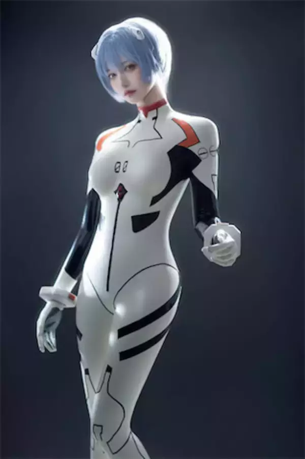 シェンインイン、二次元級ボディラインで魅せる綾波レイのプラグスーツコスプレが「本物」すぎる