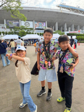 小原正子、夫・マック鈴木＆子ども3人とオリックス戦を満喫　劇的逆転勝利に「大興奮！」