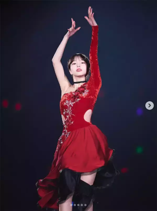本田真凜、真紅のコスチュームで古巣リンクに凱旋「妖艶な美しさ」にファンうっとり