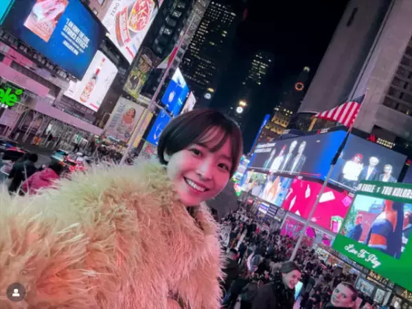 ニューヨークへ1人旅…渡邊渚、笑顔で海外旅行を満喫