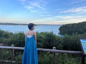 渡邊渚、親友と伊勢志摩旅へ　爽やかワンピース姿公開「とても似合ってて可愛い！」