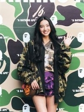 木村拓哉と工藤静香の次女・Koki,、迷彩柄のカジュアルコーデを着こなす「美的オーラ半端ない」