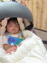 川崎希、次女・グーちゃんのおくるみは長男のおさがり「めちゃくちゃ大活躍」