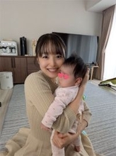 米澤かおりアナ、すくすく成長する愛娘と2ショット「完母のため夜勤交代無しで100日を超えました！」