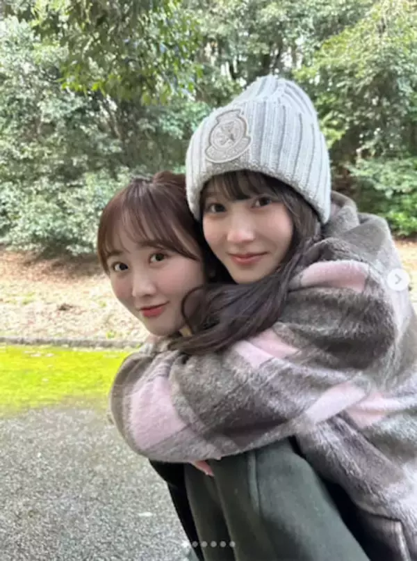 本田紗来、姉・望結との仲良し初詣ショット公開「可愛さ半端ない」「ほんとに美人姉妹で素敵」