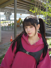 NiziU リマ、"最強ツインテール"で秋色コーデ公開「レベチ」「世界一可愛い」