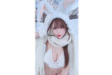 「白田まい、ゲレンデに映える美白肌×白水着×うさ耳の「雪ん子うさぎ」ショット公開」の画像1