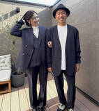 「カジサック、美人妻と“腕組み”夫婦ショットを公開「美男美女」「ヨメサック可愛すぎです」」の画像1