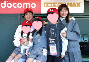 39歳3児の母・元TBSアナウンサーが球場で撮影した「家族写真」を公開、夫は現役プロ野球選手
