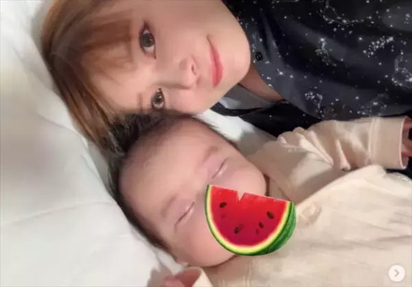 中川翔子、フォロワー55万人突破　“ツインズ”の天使すぎる寝顔SHOT多数公開