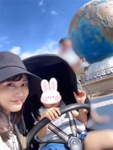 安めぐみ、長女の夏休みにディズニーへ「明日から、またゆるゆる頑張ろうっ」
