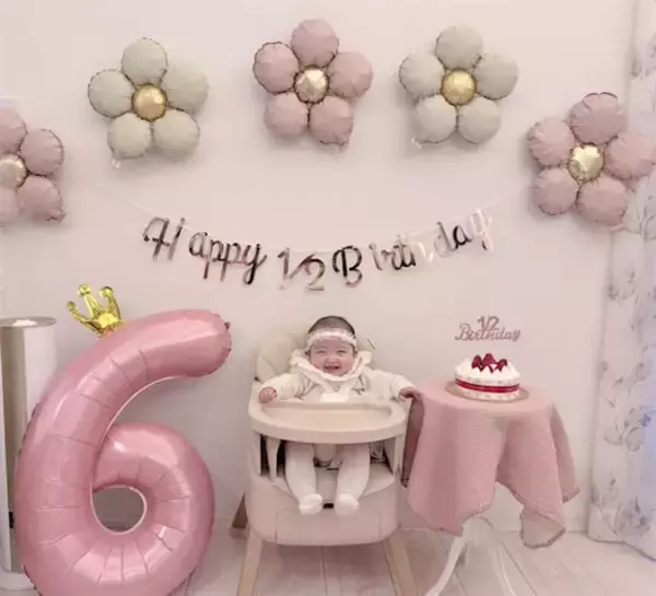 杉浦太陽、ハーフバースデーを迎えた次女・夢空ちゃんの「最高の笑顔」ショット公開