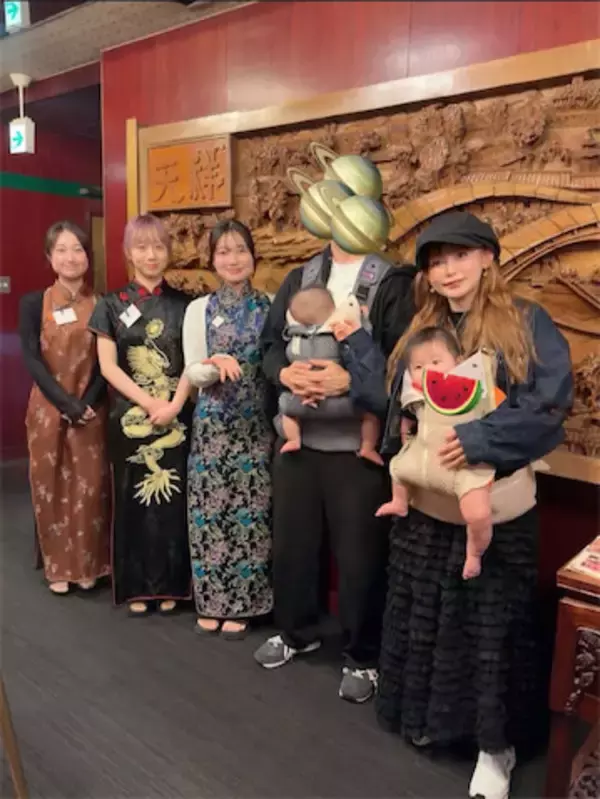中川翔子、夫と双子を連れて行きつけ中華へ「またまたまた夢を叶えてきたーーー！」