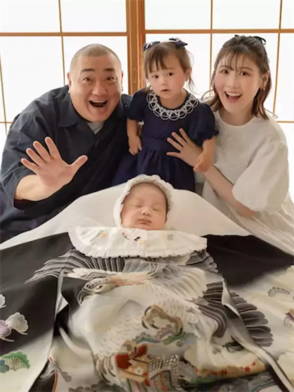 西野未姫、長男・頑馬くんのお宮参りショット公開「素敵」「本当に理想な家族」