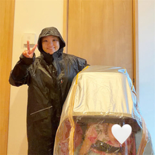 柳原可奈子、雨の日の長女送迎スタイルを笑顔で披露「太陽のようなママ」「パワーもらえます」
