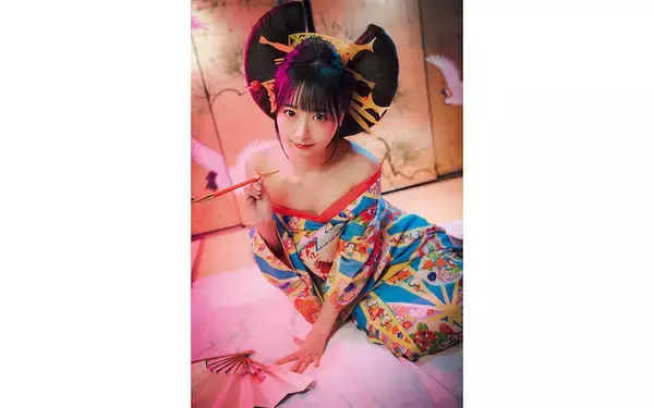 夢の武道館へ…神激・生牡蠣いもこが『FLASH』で花魁に変身、ほっそり美スタイルを披露【写真8点】
