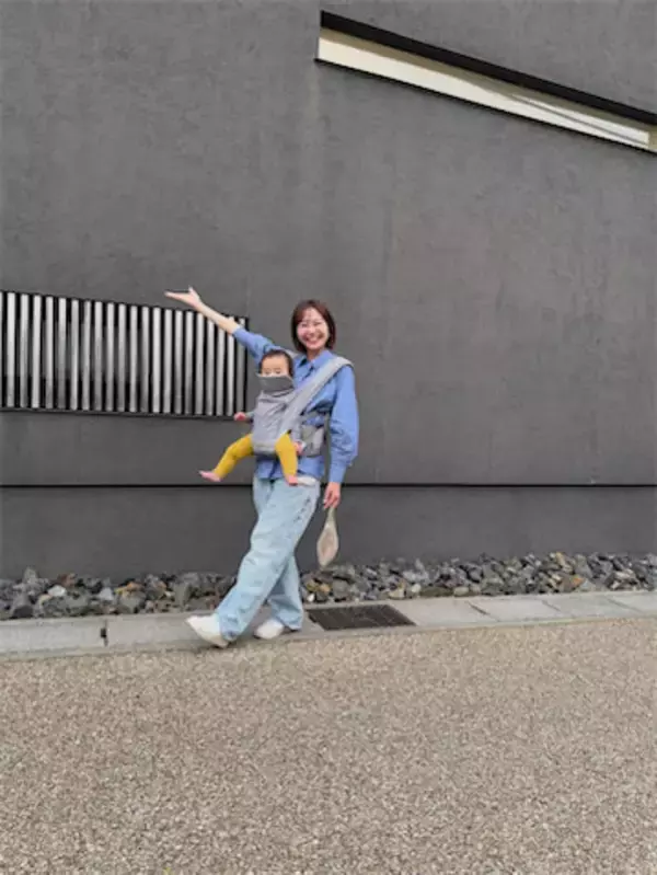 37歳テレ朝アナの‟笑顔全開”ショットを5歳息子が撮影「ママの可愛さわかってますね」