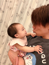 杉浦太陽、次女・夢空ちゃんと"う～"の口で見つめ合う親子ショット公開