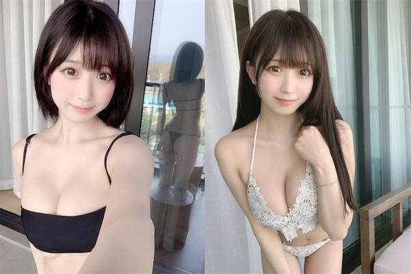 どっちが好み 中国美少女コスプレイヤー Yami 黒と白の水着ショットを公開 21年4月28日 エキサイトニュース