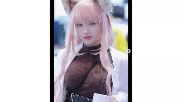 中国人コスプレイヤー・肃雨、ケモ耳の極上"パイスラ"ショットに驚愕の声