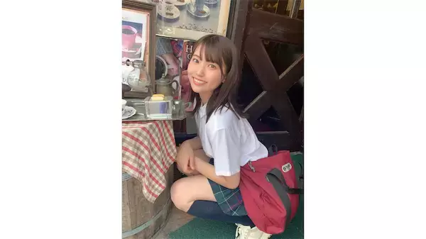 美少女マネージャーが脱ぐと…坂東遥、妄想膨らむ"これがこう"ショットに「ドキドキしちゃいます」